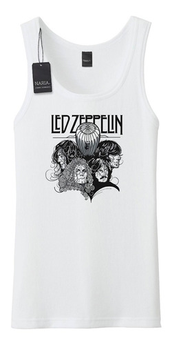 Musculosa Hombre Led Zeppelin Dibujo Art Logo - Mulz2