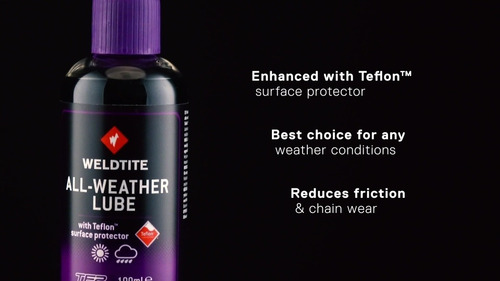 Imagen 4 de 5 de Lubricante Para Cadena De Bici Weldtite All Weather. Premium