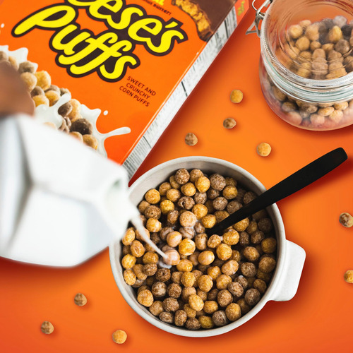 Cereal Reese's Puffs 558g | Family Size Choco Y Cacahuate