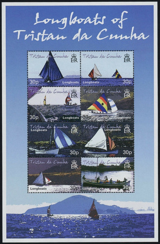 Embarcaciones Tradicionales - Tristán Da Cunha - Hojita Mint