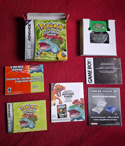 Pokémon Leafgreen Version Nintendo Game Boy Advance Físico (Usado)