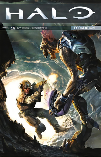 Halo Escalation #18: No Aplica, De Boudreau, Duffy. Serie No Aplica, Vol. No Aplica. Editorial Kamite Comic, Tapa Blanda, Edición 1 En Español