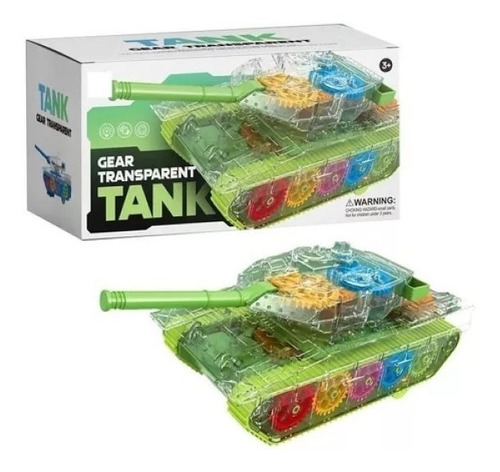 Tanque Transparente Brinquedo Educativo Tank Gear
