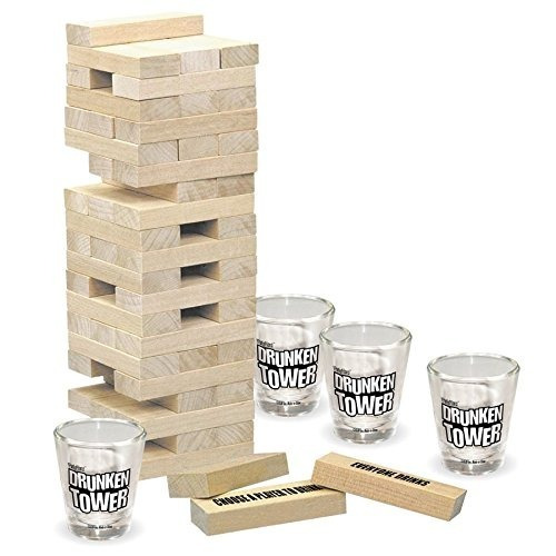 Juego Jenga Shots Diversion Amigos Año Nuevo