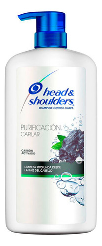 Shampoo Anti Caspa Purificacion Carbon 1000ml Head&shoulders