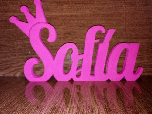 Letras En Madera Pintadas - Mdf- 16 Cm . Para Decoración
