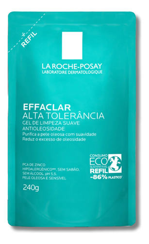 Effaclar Alta Tolerância Gel De Limpeza Suave Antioleosidade