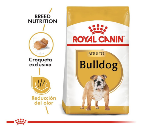 Royal Canin Bulldog Ingles Adulto X 12 Kg - Drovenort -