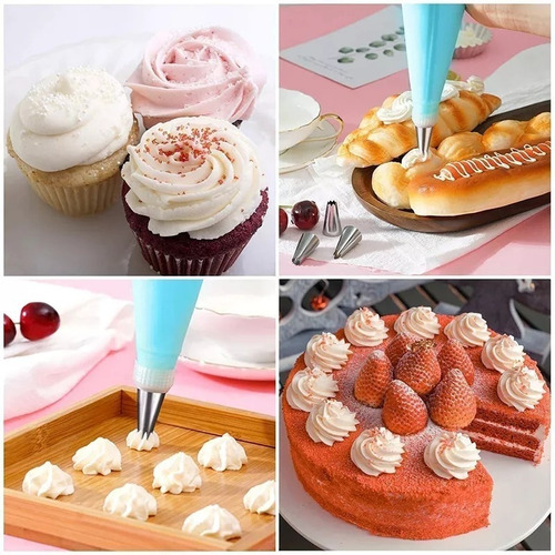 Set Manga Repostera X 6 Picos Kit Pastelería Cocina