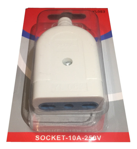 Enchufe Hembra Para Alargadores Corriente Socket 10a