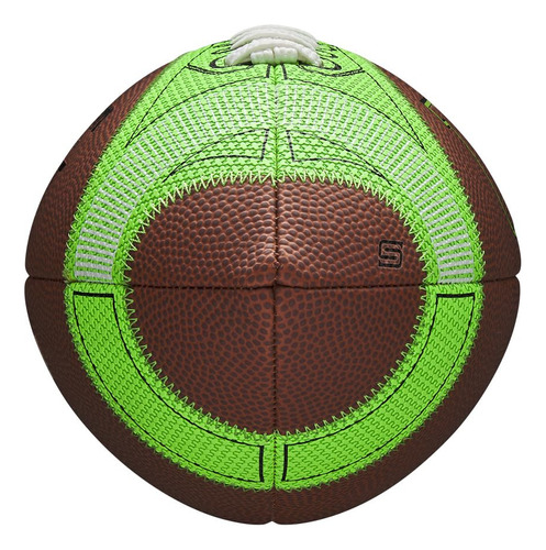 Wilson Gst Speedskin Hylite Football - Café/verde, Talla Juv