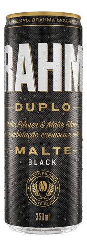 Cerveja Brahma Duplo Malte Black 350ml Com 12 Unidades