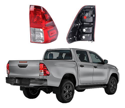 Calavera Der S/foco Toyota Hilux 16 Al 20 Depo