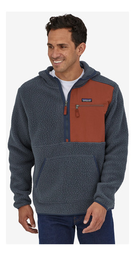 Chompa Patagonia Pullover Hombre Retro Pile - Talla M