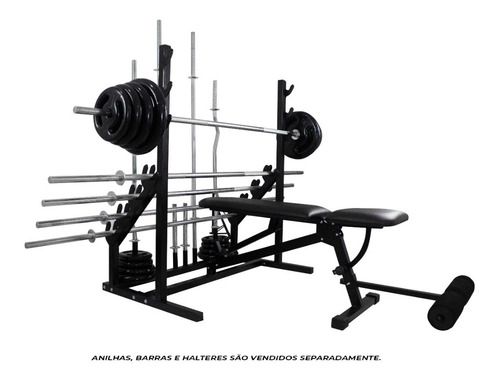 Imagem 7 de 7 de Banco Rack Supino Megagym Profissional Academia Em Casa