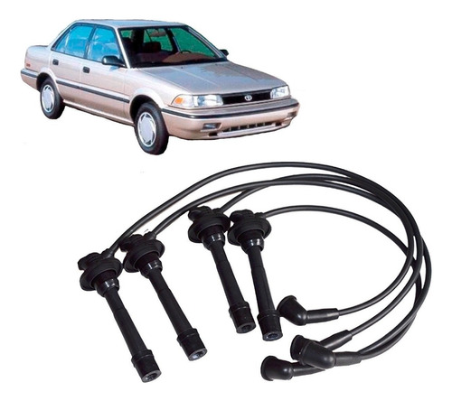 Juego Cables Bujias Para Toyota Corolla 1.6 1991 1992 