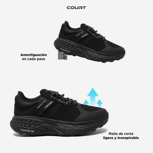 Tenis De Trail Running Ligeros Para Mujer | Court Valy