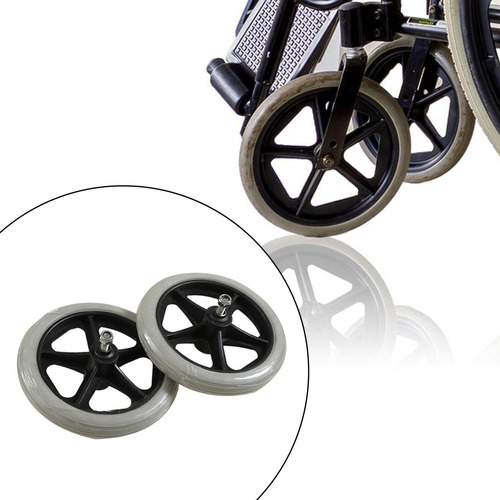 M 2 Ruedas De Repuesto Para Caminantes, Ruedas 6 Pulgadas