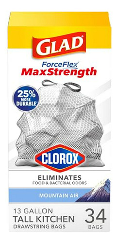 Forceflex Maxstrength Con Bolsas De Basura Altas Con Cordón 