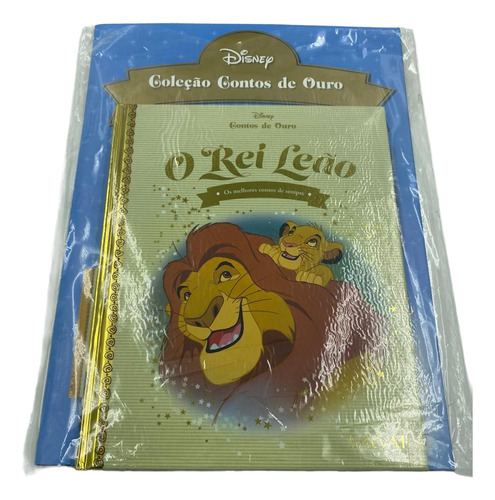 Contos De Ouro - Disney - Os Melhores Contos De Sempre - Ed. 01 - O Rei Leão - Novo E Lacrado - Acompanha Brinde