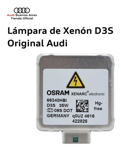 Lámpara De Xenon Audi Q5 2015
