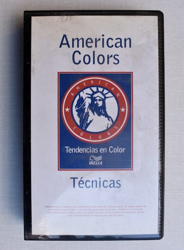 Video Vhs American Colors, Wella, Tendencias Color, Técnicas