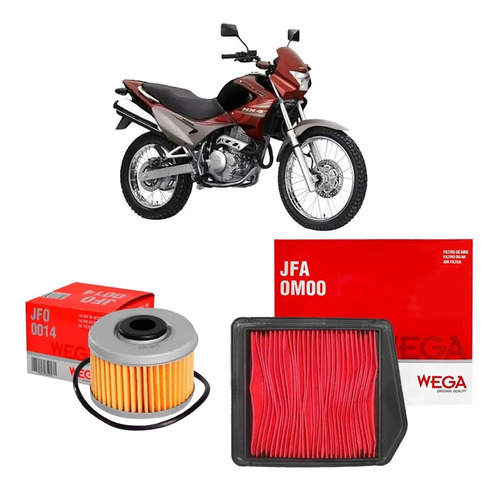 Kit Service Filtros Aire Y Aceite Honda Falcon Nx 400 Sia++