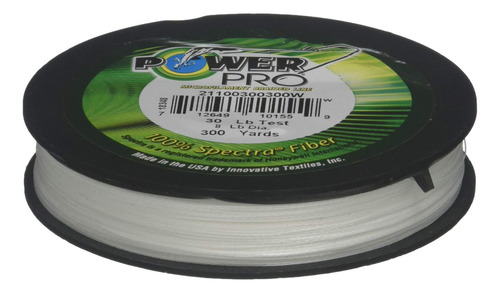 Power Pro 21100100100w Powerpro 10 Lbs. X 100 Yd. Blanco
