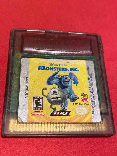 Monsters Inc. Nintendo Game Boy Color Gbc Oldskull Games