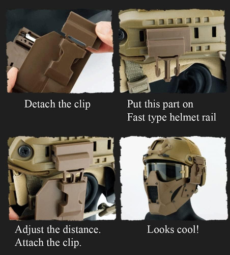 Casco Táctico Rápido, Pistola, Pistola, Malla Protectora De