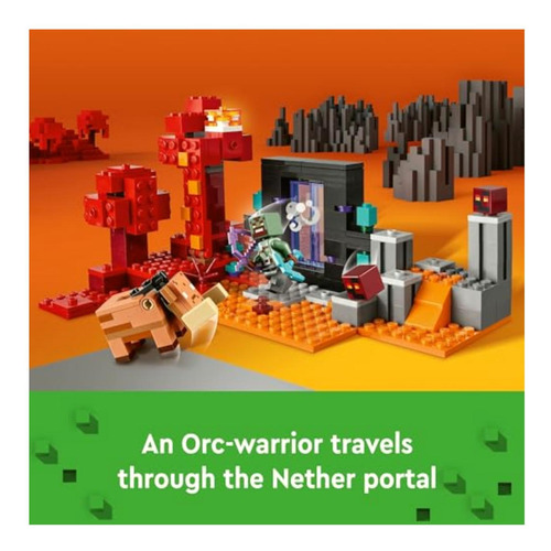 Lego Minecraft 21255 La Emboscada En El Portal Del Nether