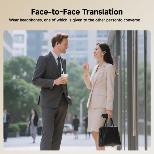 Auriculares Miniso X15 Pro Traductor Bluetooth 135 Idiomas Color
