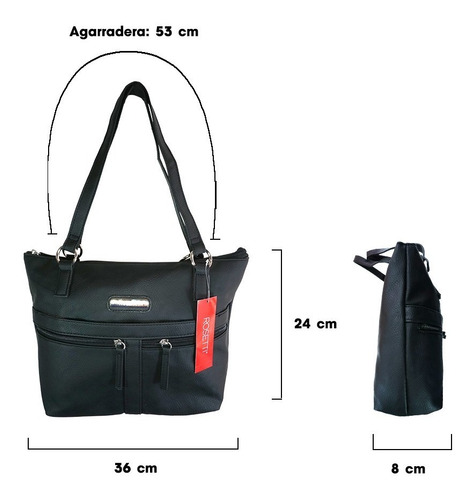 Imagen 3 de 6 de Bolsa / Bolso Rosetti De Mano Para Dama / Mujer