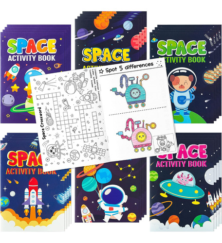 24 Libros De Actividades Espaciales Para Niños Con Temática 