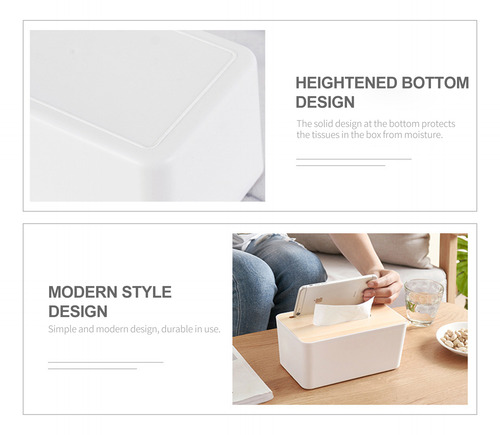 Dispensador De Toallas De Papel De Madera Para Baño Y Cocina
