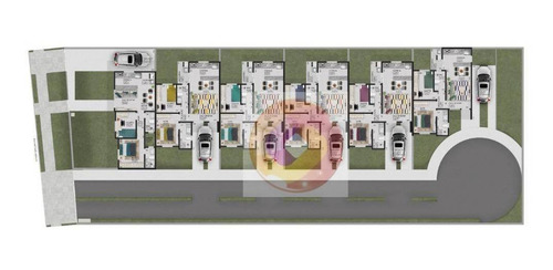 Casa Com 2 Dormitórios À Venda, 50 M² Por R$ 210.000,00 - Thomaz Coelho - Araucária/pr - Ca0168