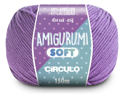 Fio Amigurumi Soft - Circulo Cor 6042 - ORQUIDEA