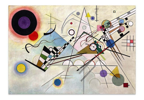 Cuadro Canvas Composicion Viii Kandinsky 83x120 M Y C