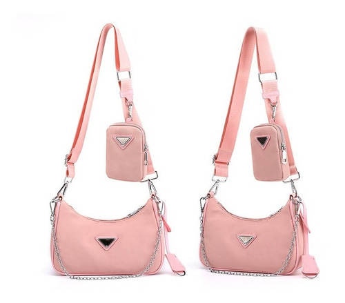 3 En 1 Fashion Lady Crossbody Hobo Bag Al Por Mayor Kit 3pcs