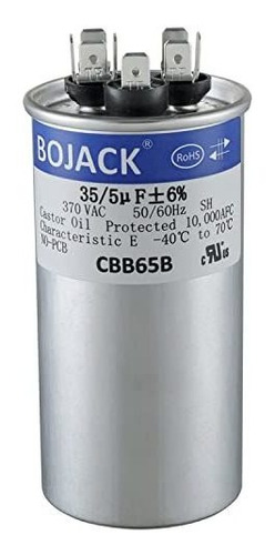 Bojack 355uf 35/5mfd ±6% 370v Cbb65 Condensador De Arranque 