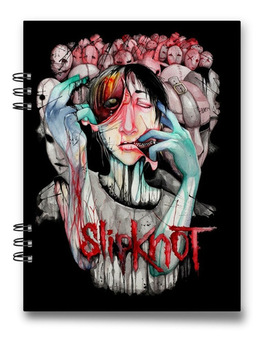 Imagen 7 de 8 de Cuaderno Slipknot 15x20 Cms 100 Hojas