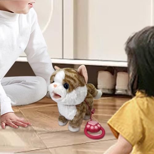 Gato Eléctrico, Encantador Juguete De Peluche, La Estilo C