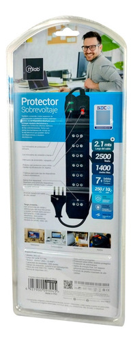 Alargador Protector De Voltaje 3 Metros Mlab 9305 / Nexstore
