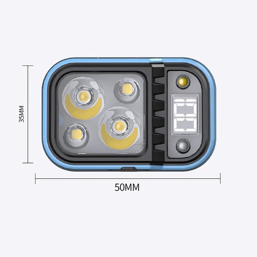 Faros Delanteros De Inducción Led Con Carga Usb Xpg+cob, 2 U