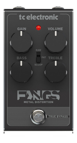 Pedal Efecto Guitarra Tc Electronic Fangs Metal Distortion