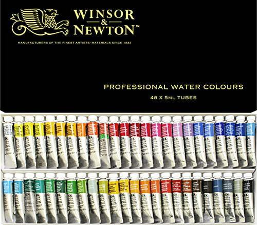 Acurelas Winsor & Newton 48 Colores