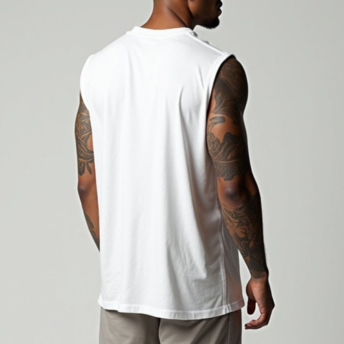 Regata Masculina Oversized Machão Muscle 100% Algodão