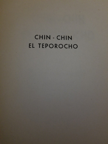 A2 Chin Chin El Teporocho Armando Ramirez Rodríguez (Usado)