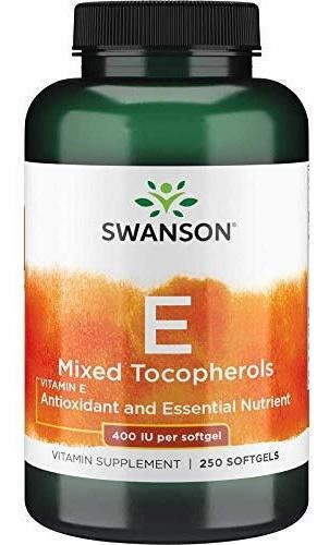 Swanson Vitamina A E Tocoferoles Mixtos 400 Ui (268 Miligra