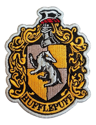 Parche Bordado Casa Hufflepuff  Harry Potter Escudo Hogwarts